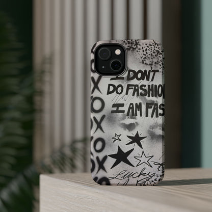 MagSafe "i am fashion" airbrush iPhone case