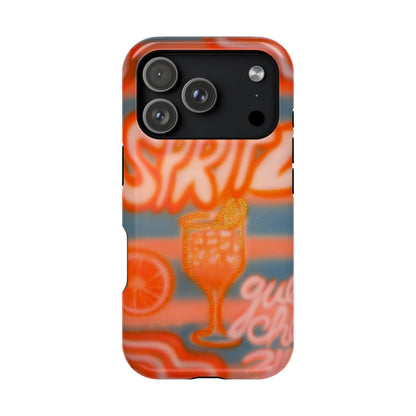 MagSafe "aperol spritz pt. 2" airbrush iPhone case