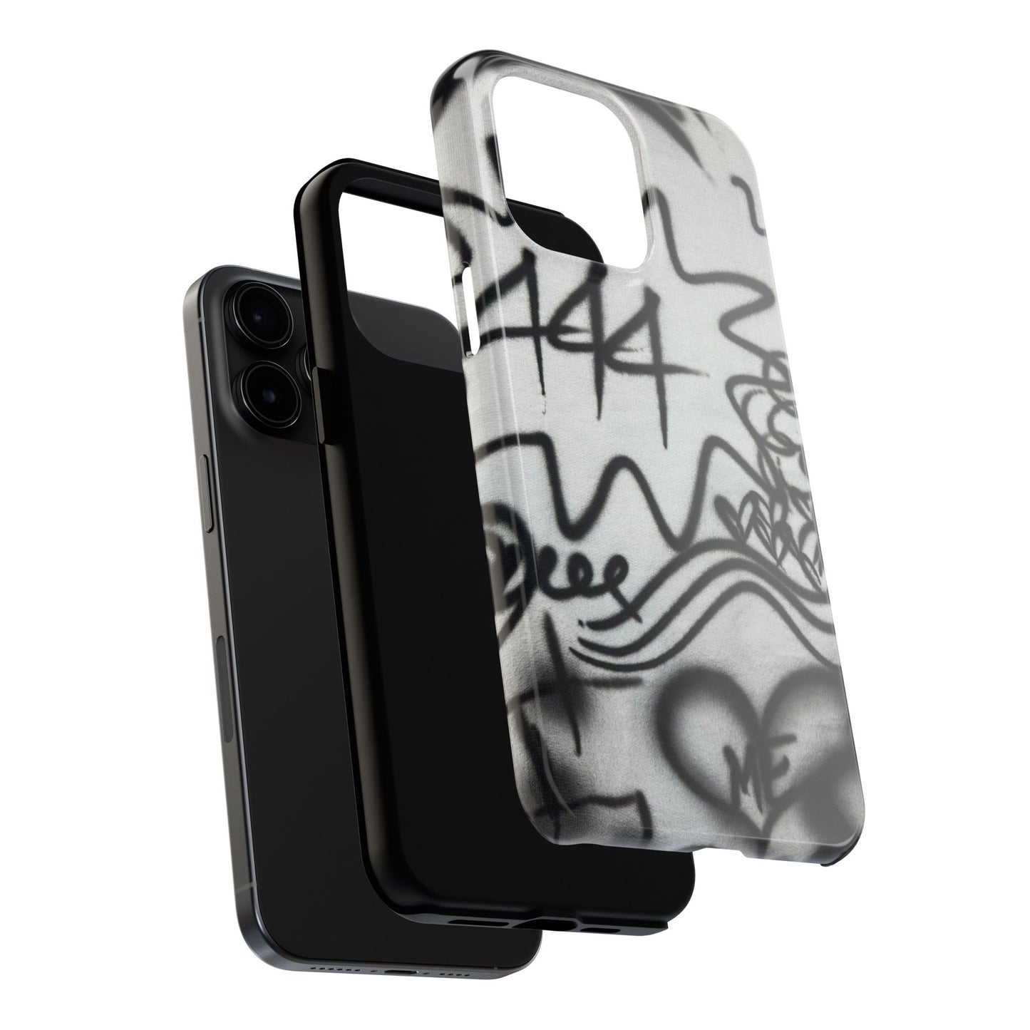 "444” airbrush iPhone case