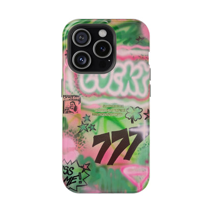 MagSafe "so lucky" airbrush iPhone case