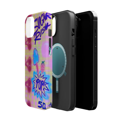 MagSafe "sugar rush" airbrush iPhone case