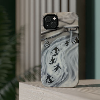 MagSafe "arctic avalanche" airbrush iPhone case
