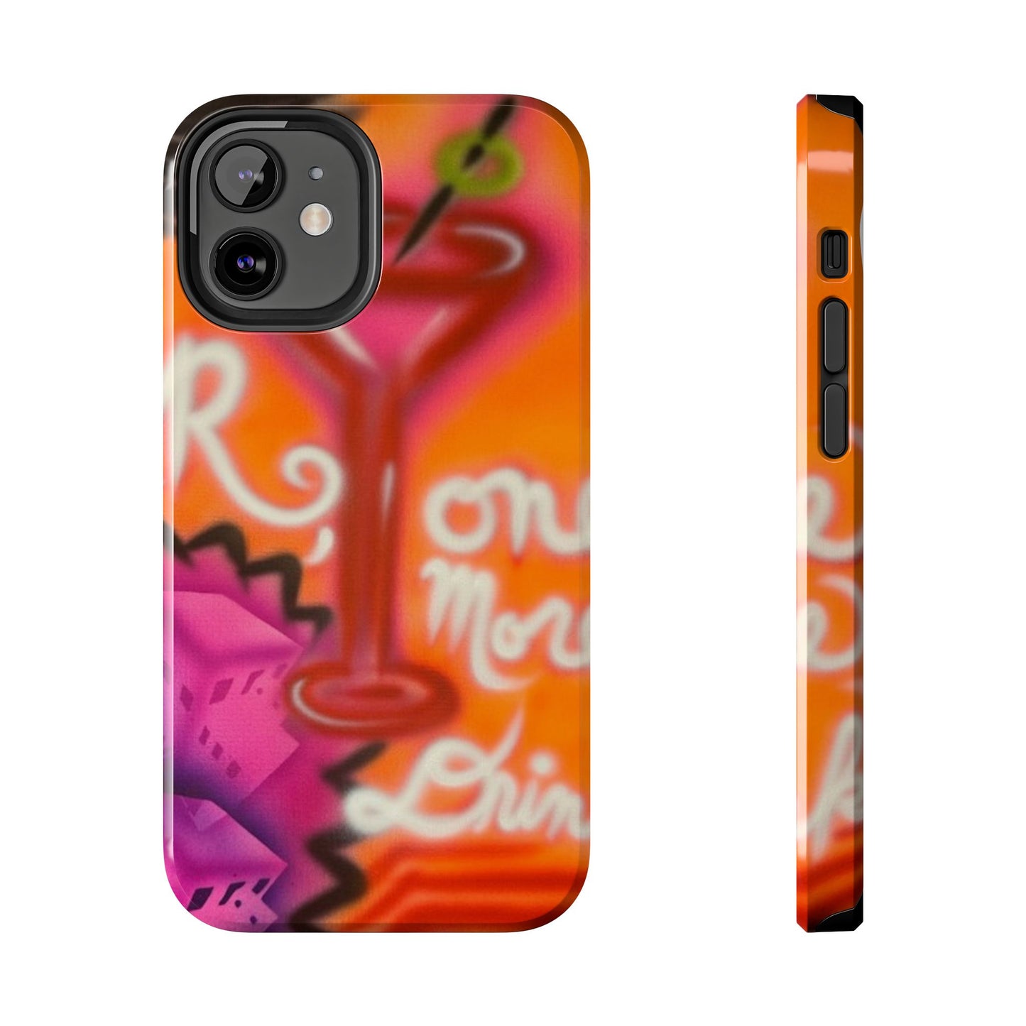 "one more drink!" airbrush iPhone case