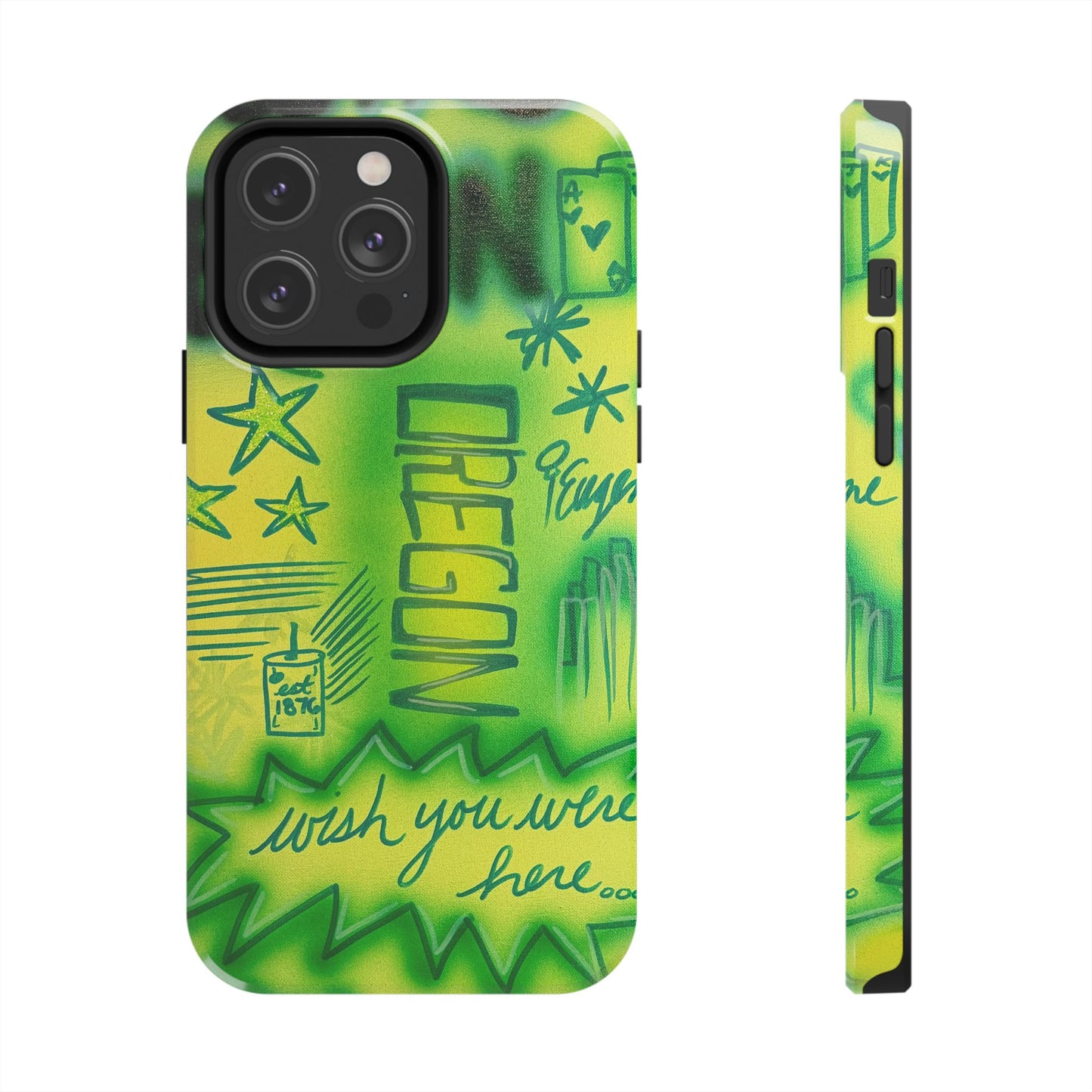 "oregon" airbrush iPhone case