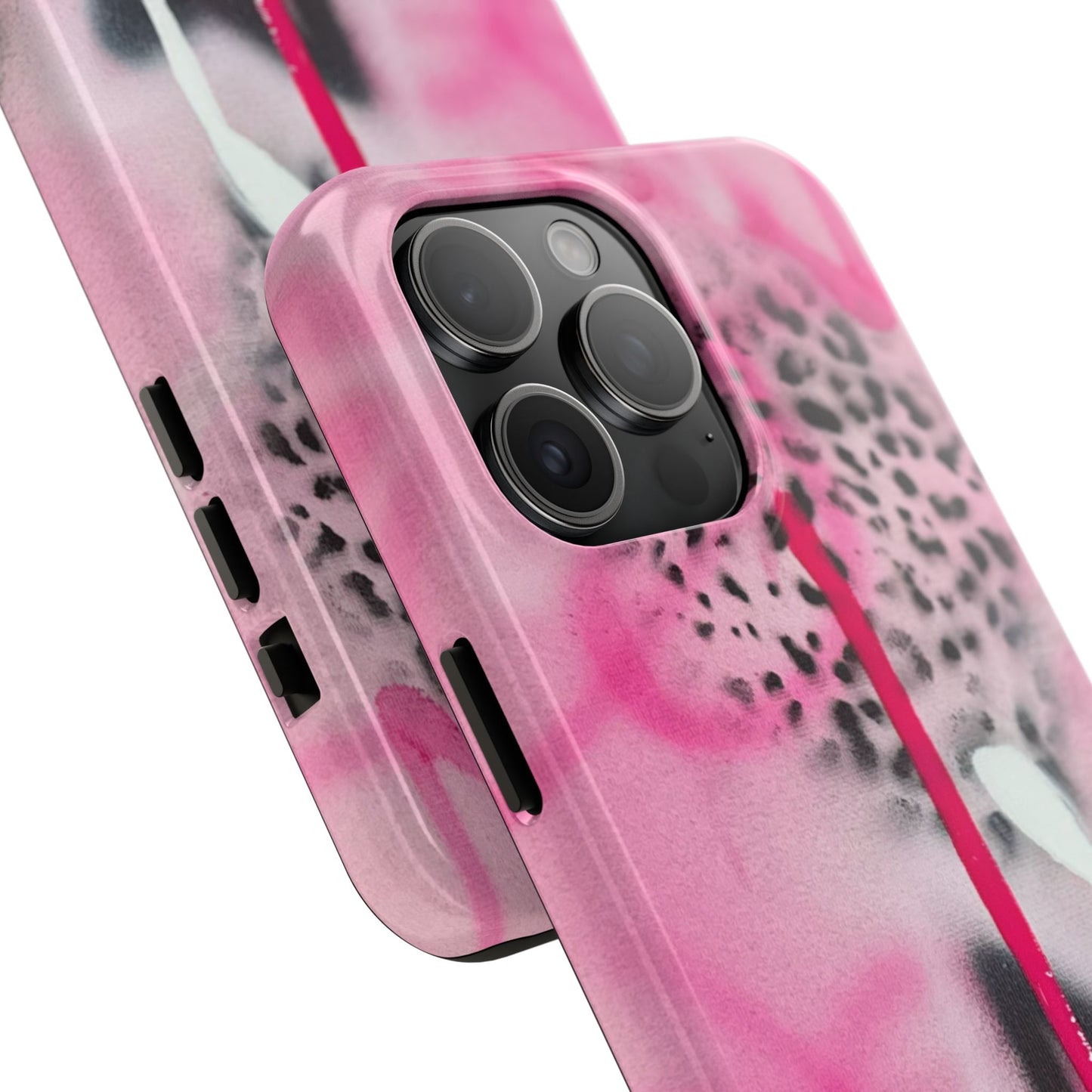 "pink cheetah" airbrush iPhone case