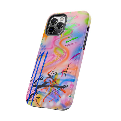"neon haze" airbrush iPhone case