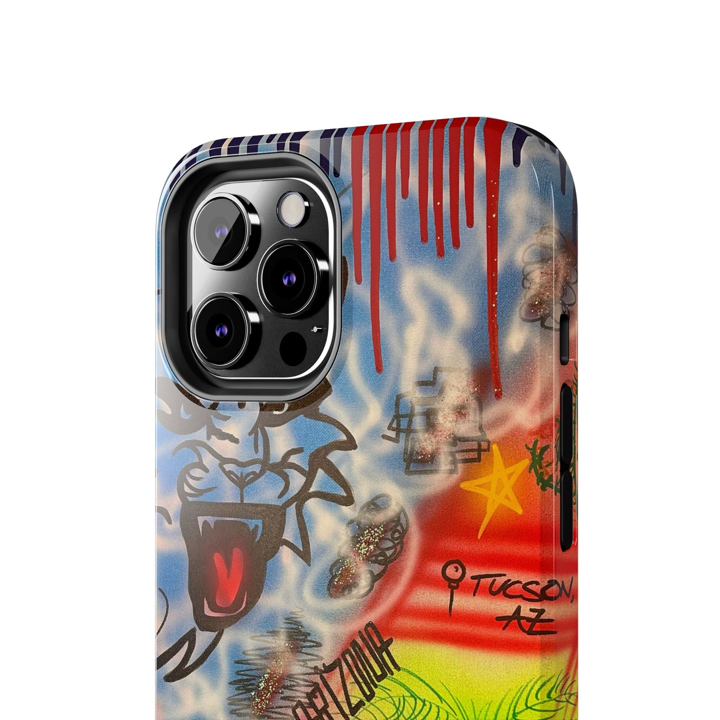 "tucson, arizona pt. 2" airbrush iPhone case