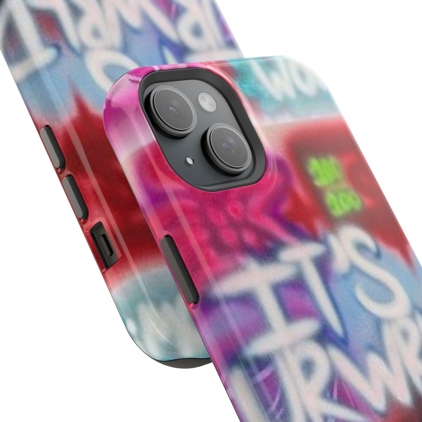 MagSafe „its ur WRLD“ Airbrush iPhone Hülle