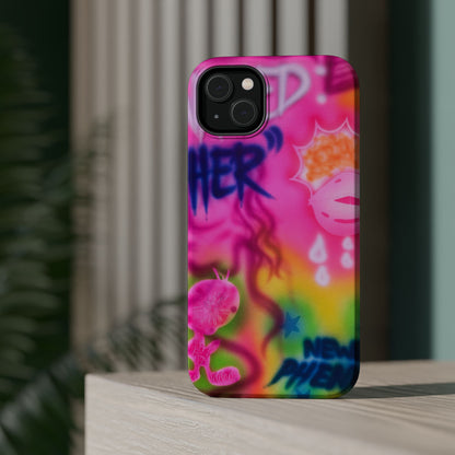 MagSafe "wanted" airbrush iPhone case