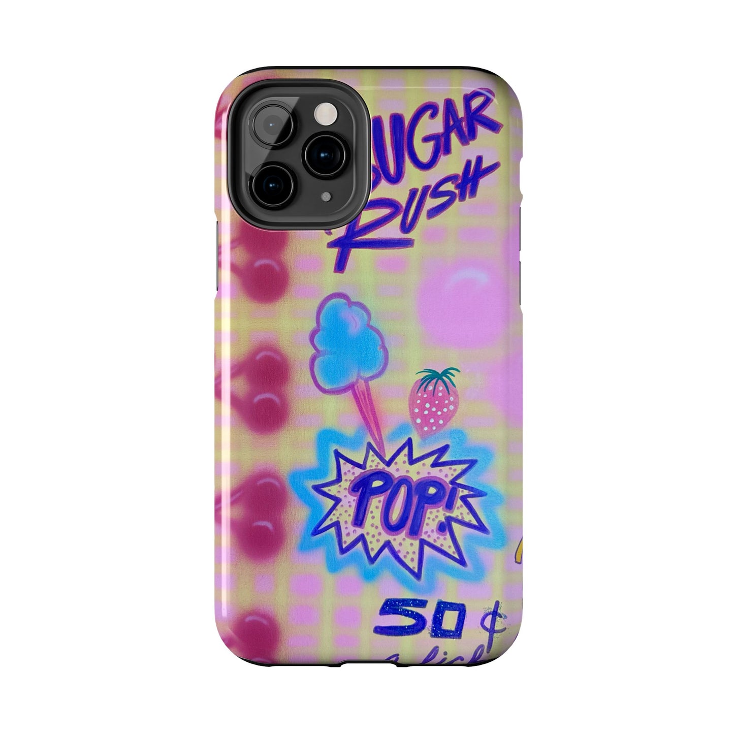 "sugar rush" airbrush iPhone case