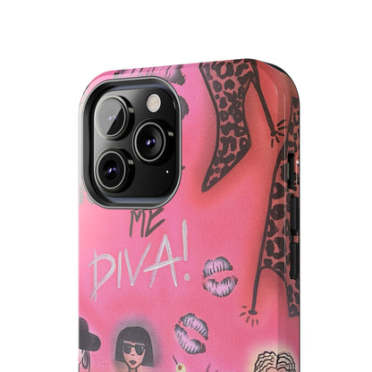 "party diva" airbrush iPhone case