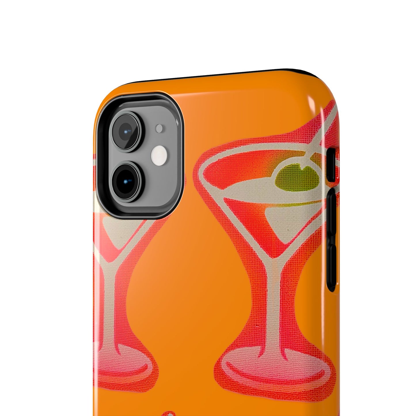 "shaken, not stirred” airbrush iPhone case