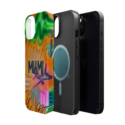 MagSafe "miami, fl" Airbrush iPhone Hülle