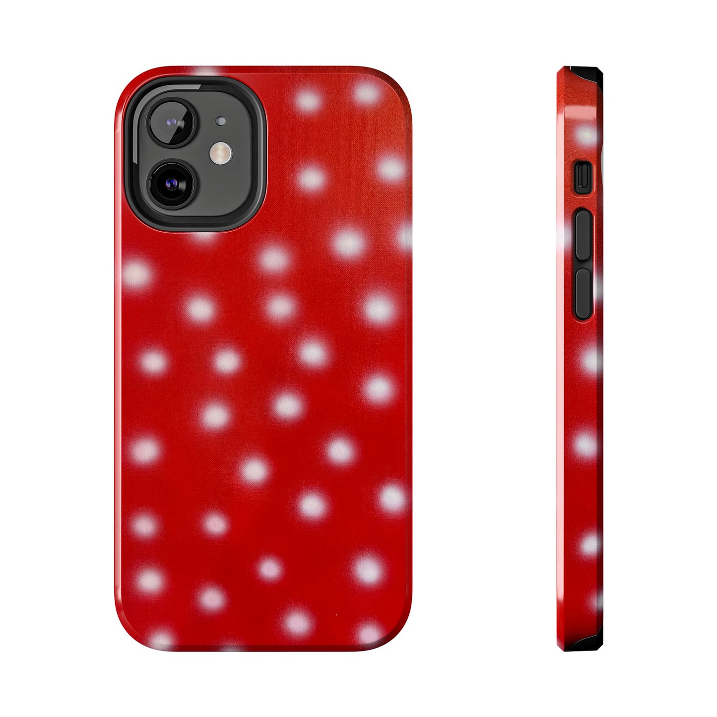 "cherry crush polka dot" airbrush iPhone case