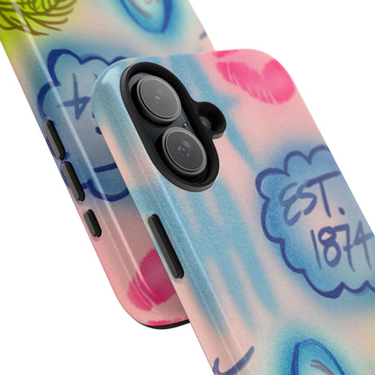 "in the wave" airbrush iPhone case