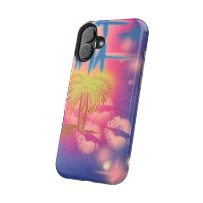 MagSafe "glowy night" airbrush iPhone case