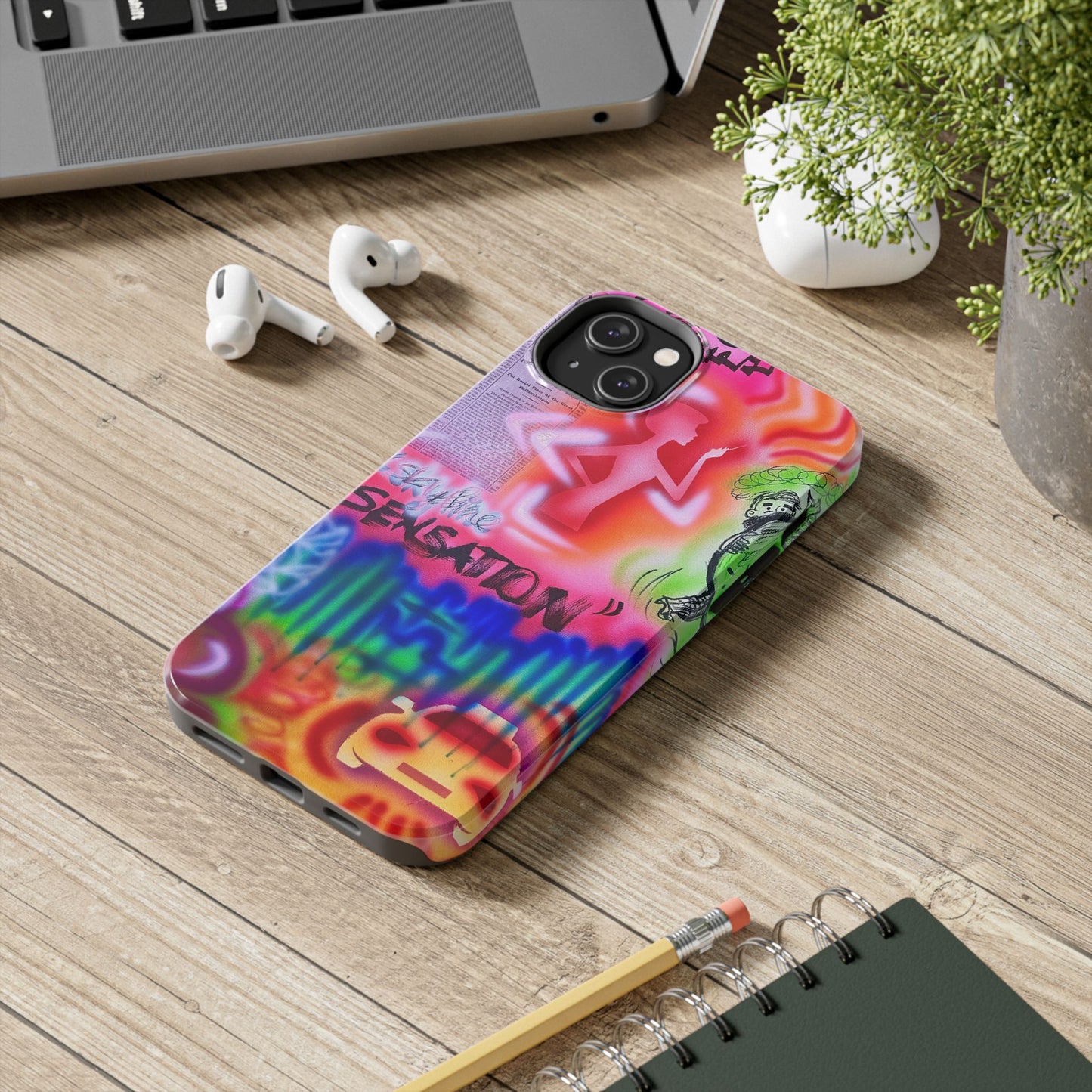 "skyline sensation" airbrush iPhone case