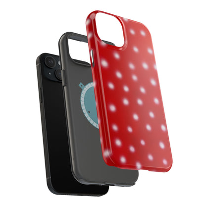 MagSafe "cherry crush polka dot" airbrush iPhone case
