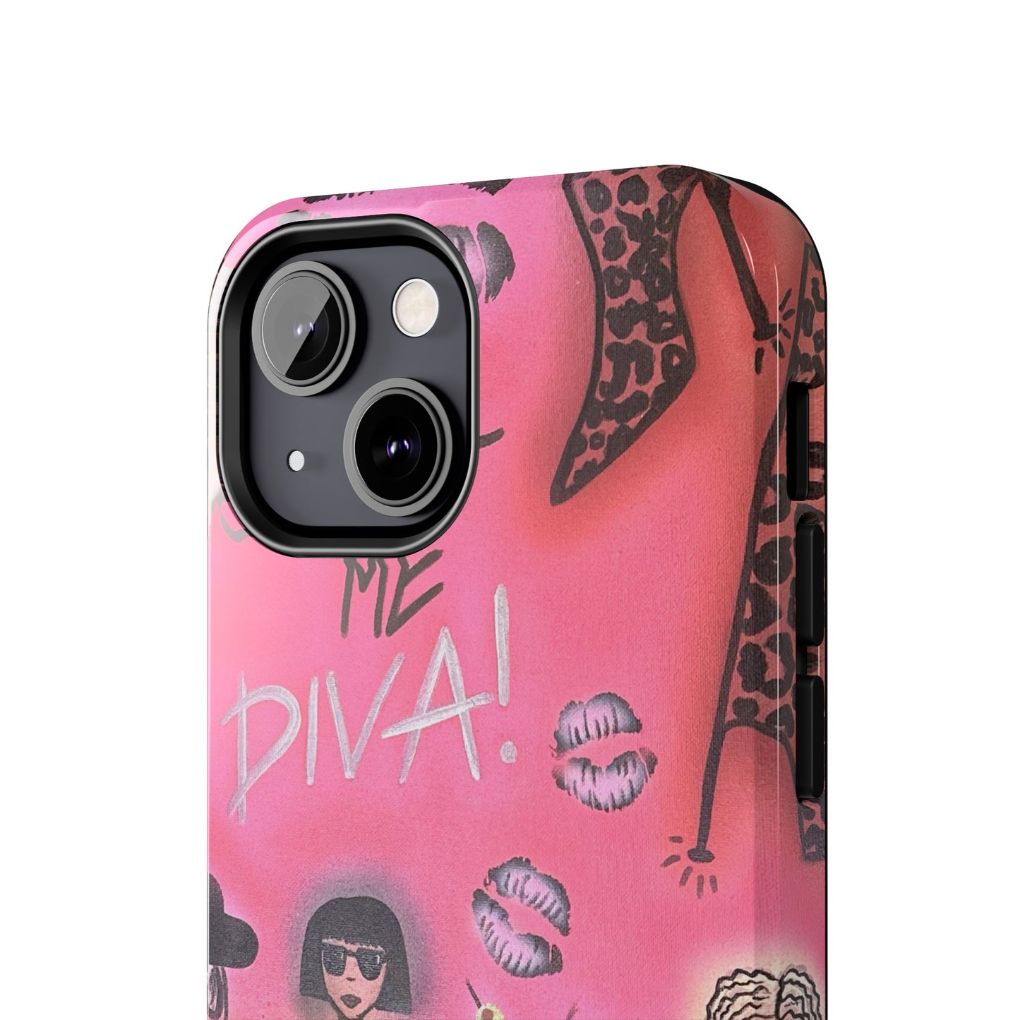 "party diva" airbrush iPhone case