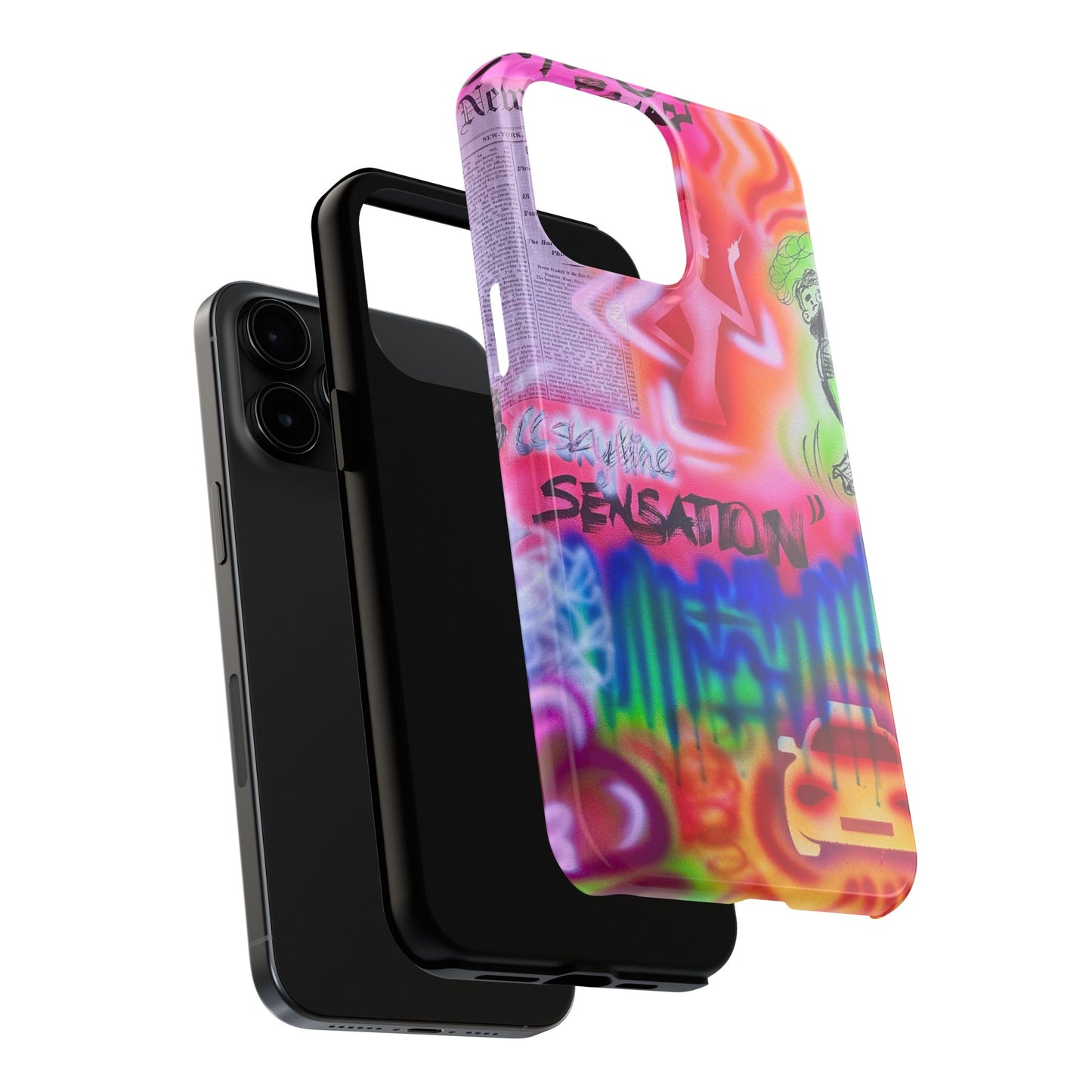 "skyline sensation" airbrush iPhone case