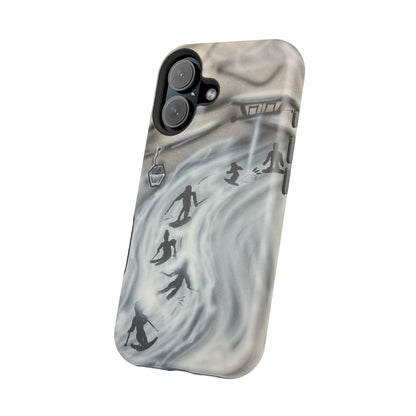 MagSafe "arctic avalanche" airbrush iPhone case