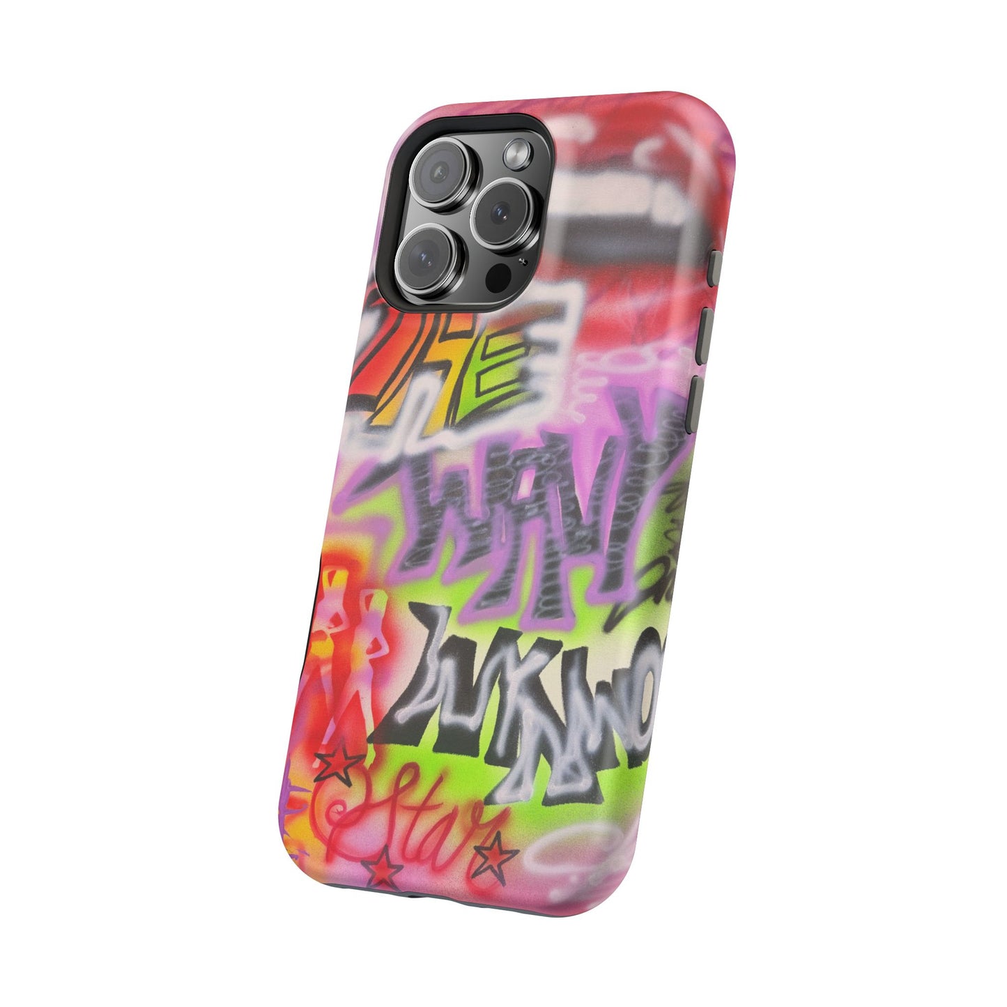 MagSafe "wynwood gold" airbrush iPhone case