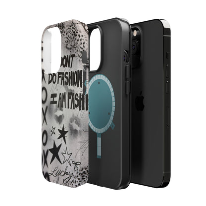 MagSafe "i am fashion" airbrush iPhone case