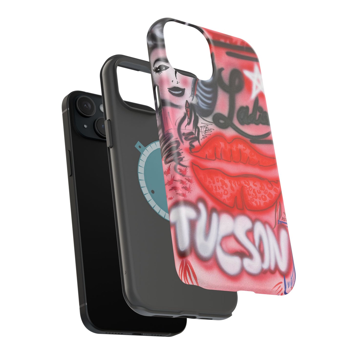 MagSafe "tucson, az" airbrush iPhone case