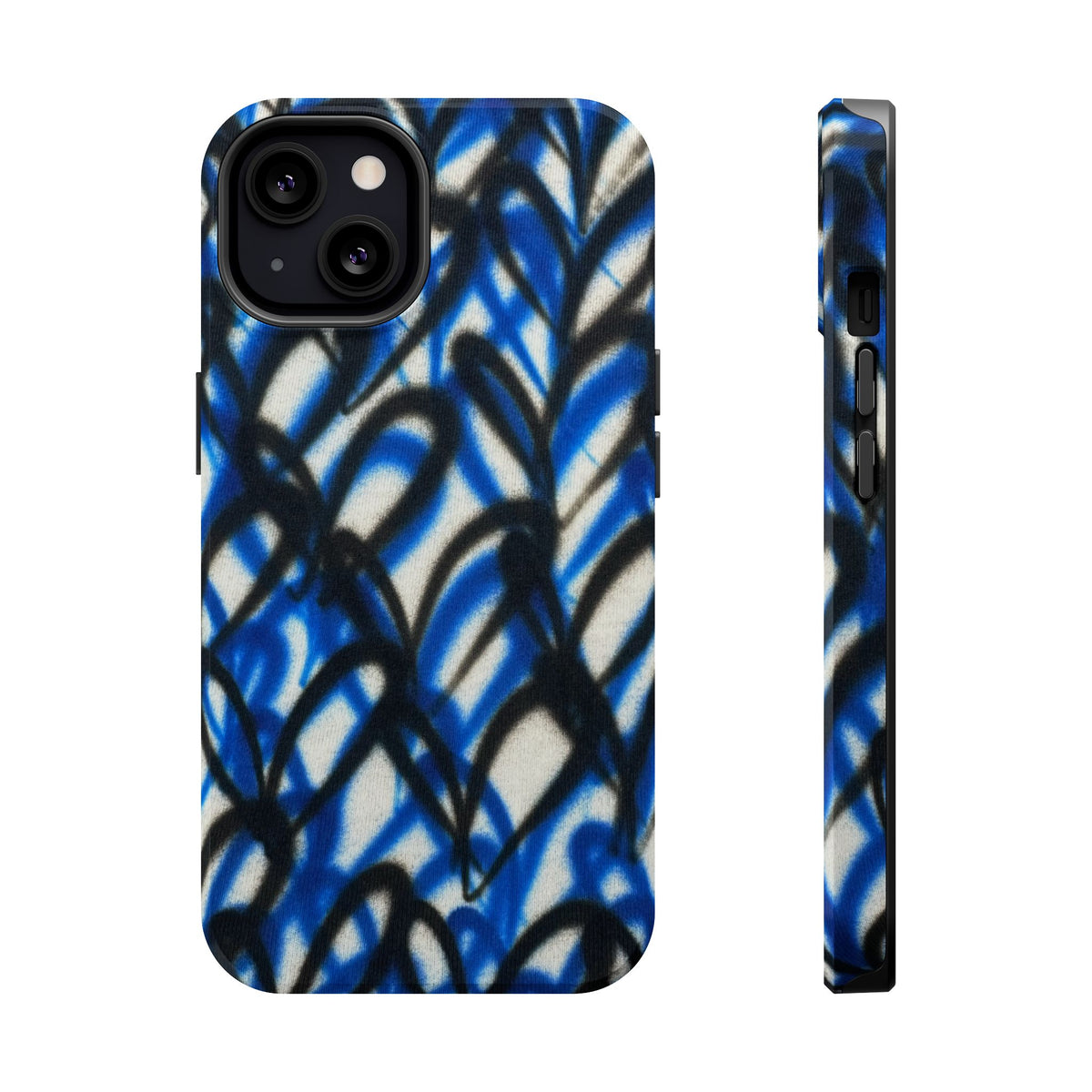 MagSafe "abstract hearts" airbrush iPhone case