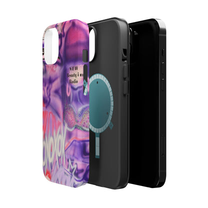 MagSafe "mic check" airbrush iPhone case