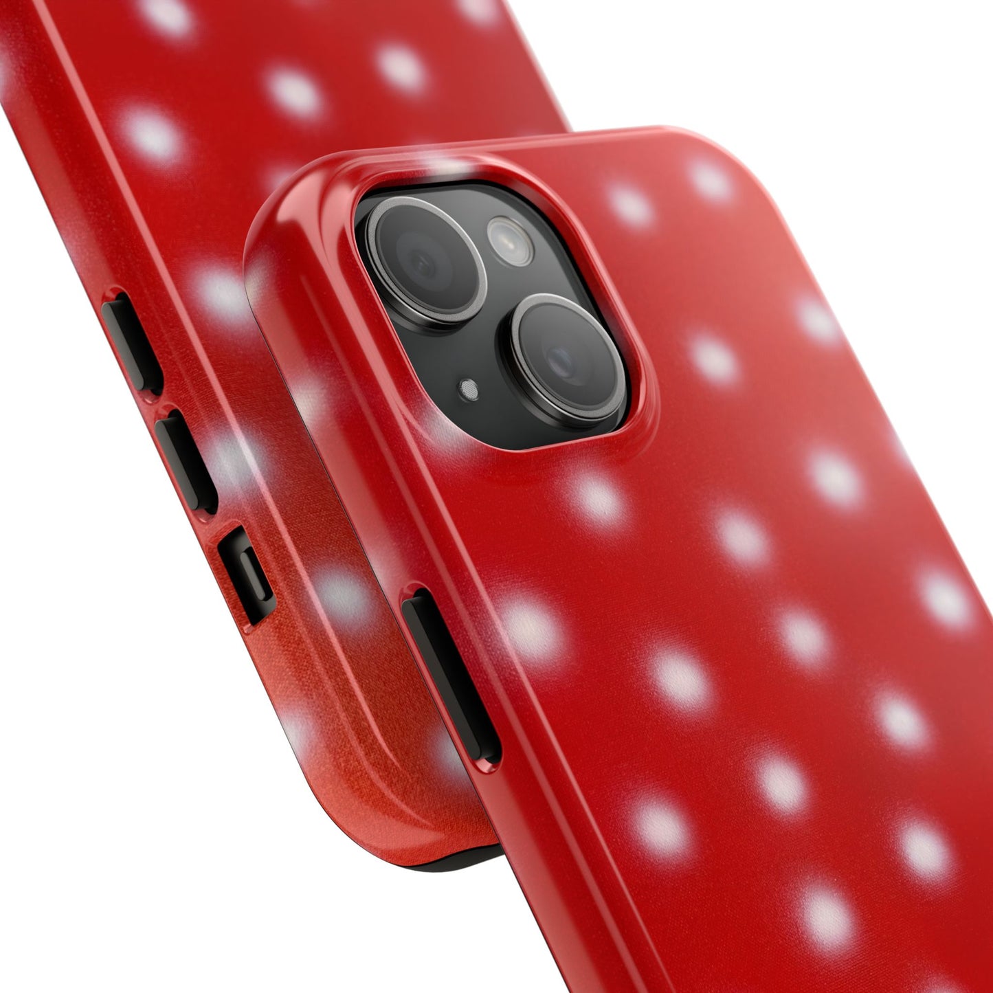 "cherry crush polka dot" airbrush iPhone case