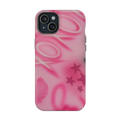MagSafe "perfectly pink" airbrush iPhone case