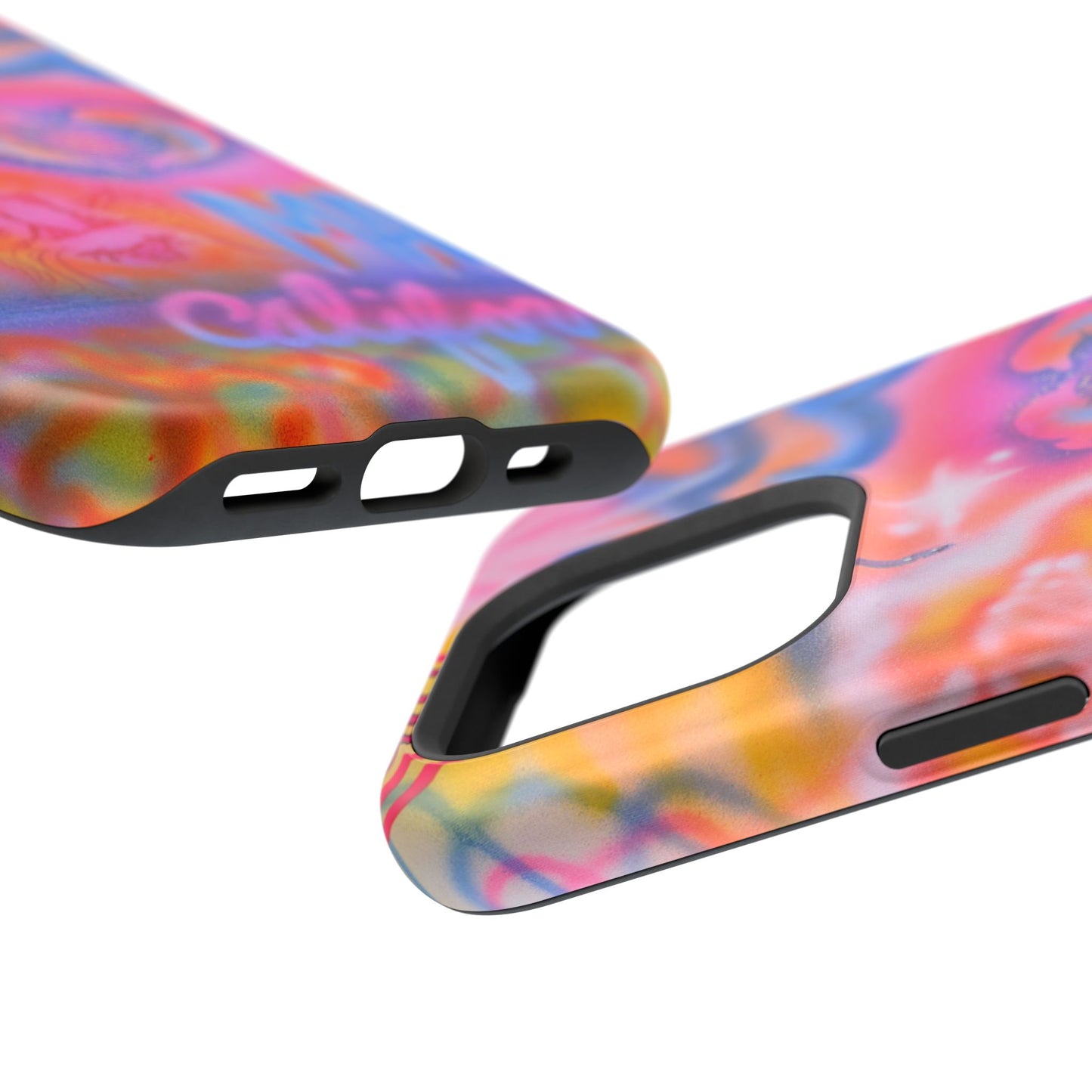 "mornings in malibu" MagSafe airbrush iPhone case