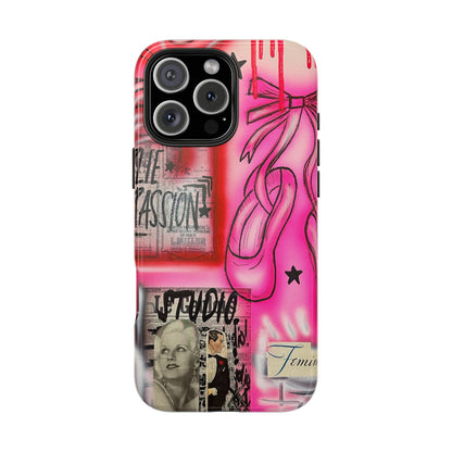 "plié passion” airbrush iPhone case
