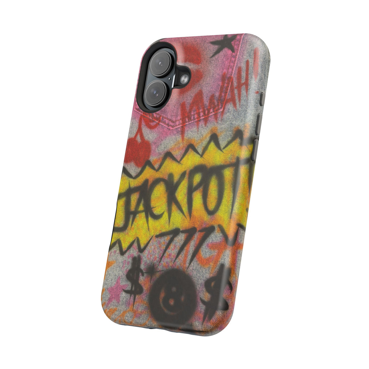 MagSafe "JACKPOT!" airbrush iPhone case