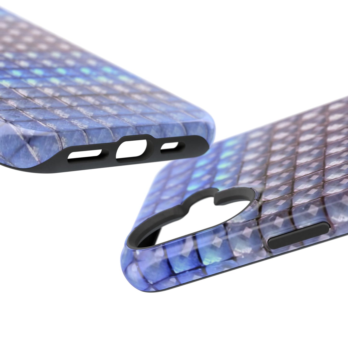 MagSafe "blue studs" airbrush iPhone case