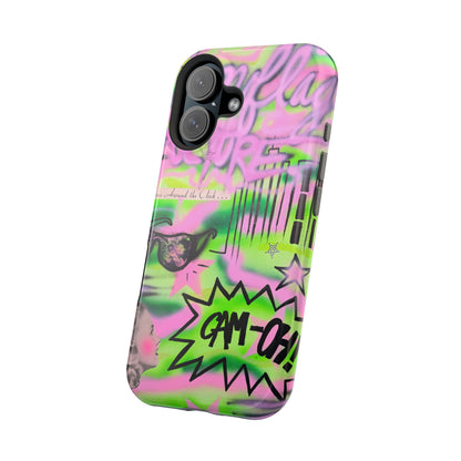 MagSafe "green camo" airbrush iPhone case