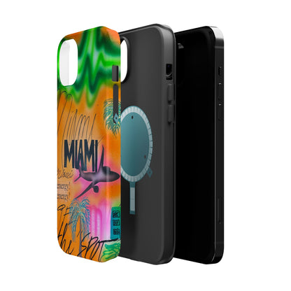 MagSafe "miami, fl" Airbrush iPhone Hülle