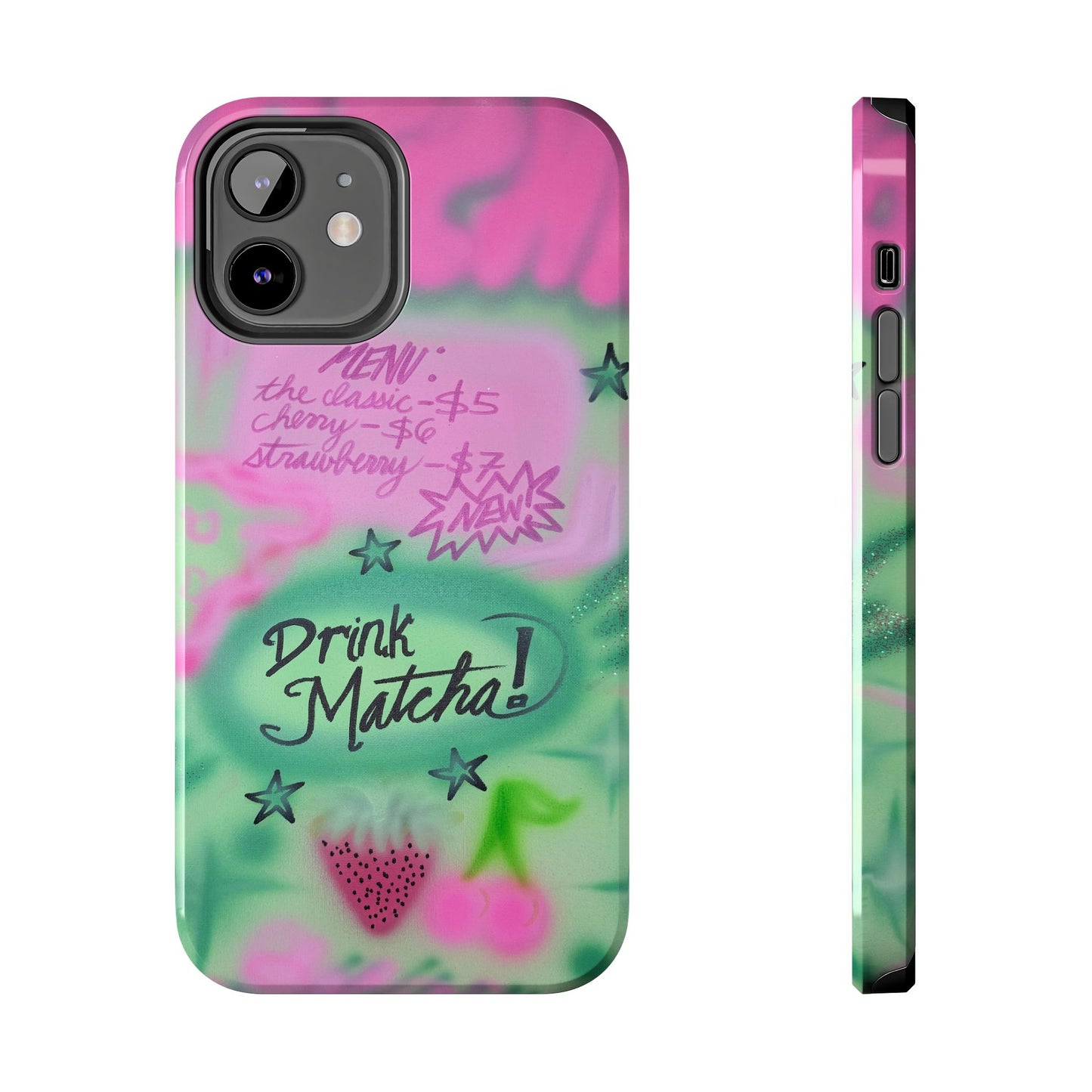 "matcha!" airbrush iPhone case