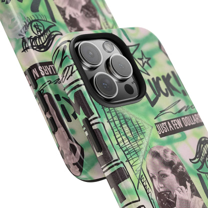 "lust over luck" airbrush iPhone case