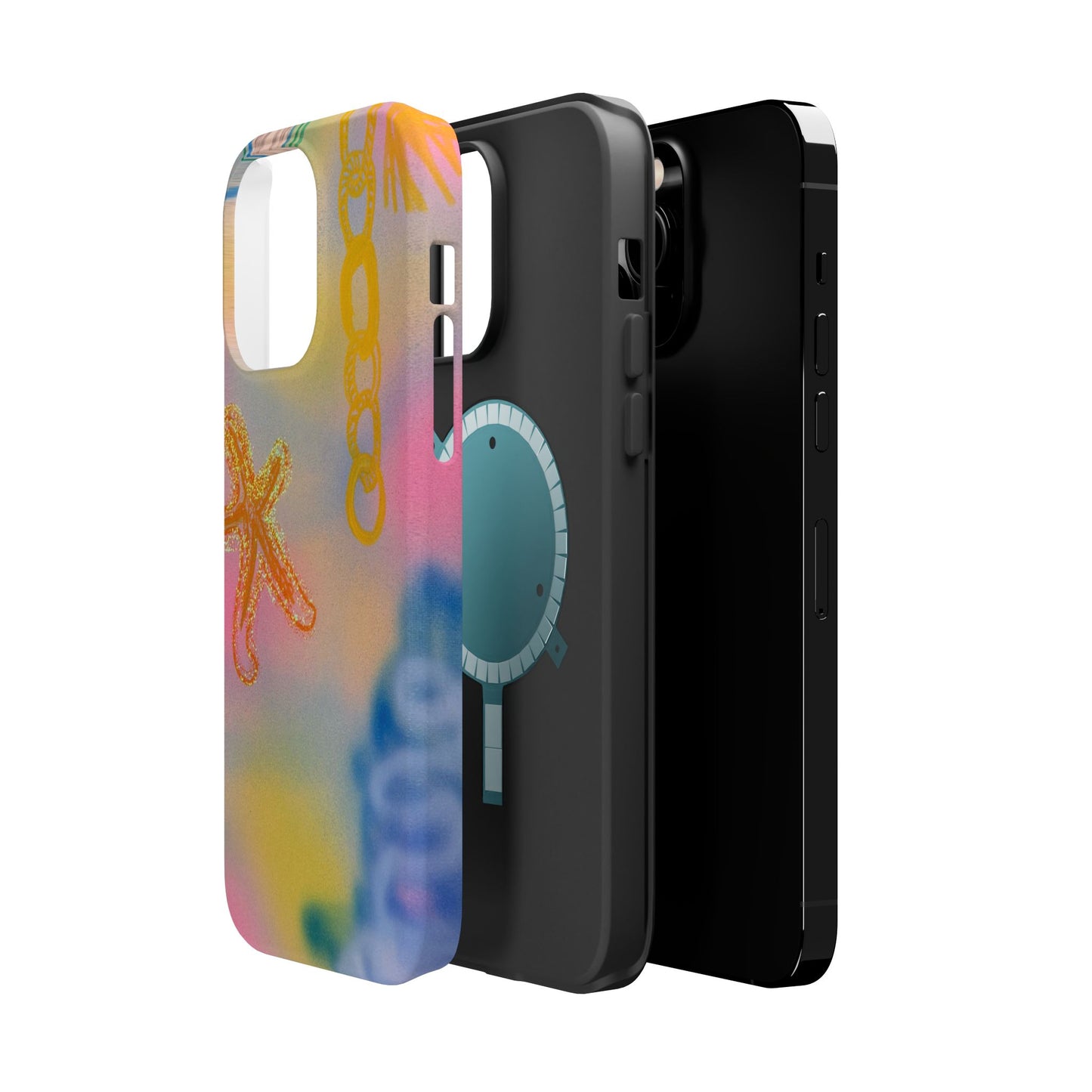 MagSafe "sweet starfish" airbrush iPhone case