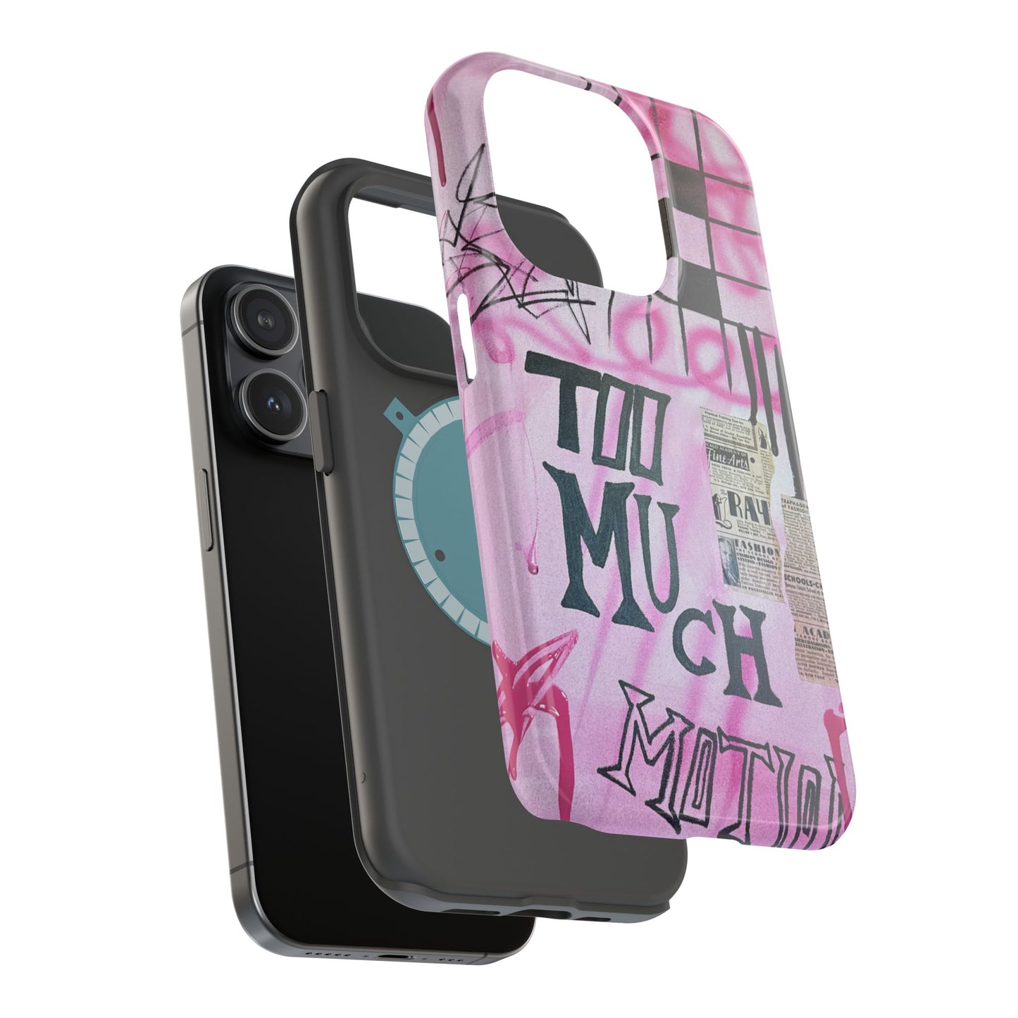 MagSafe "too much motion" airbrush iPhone case
