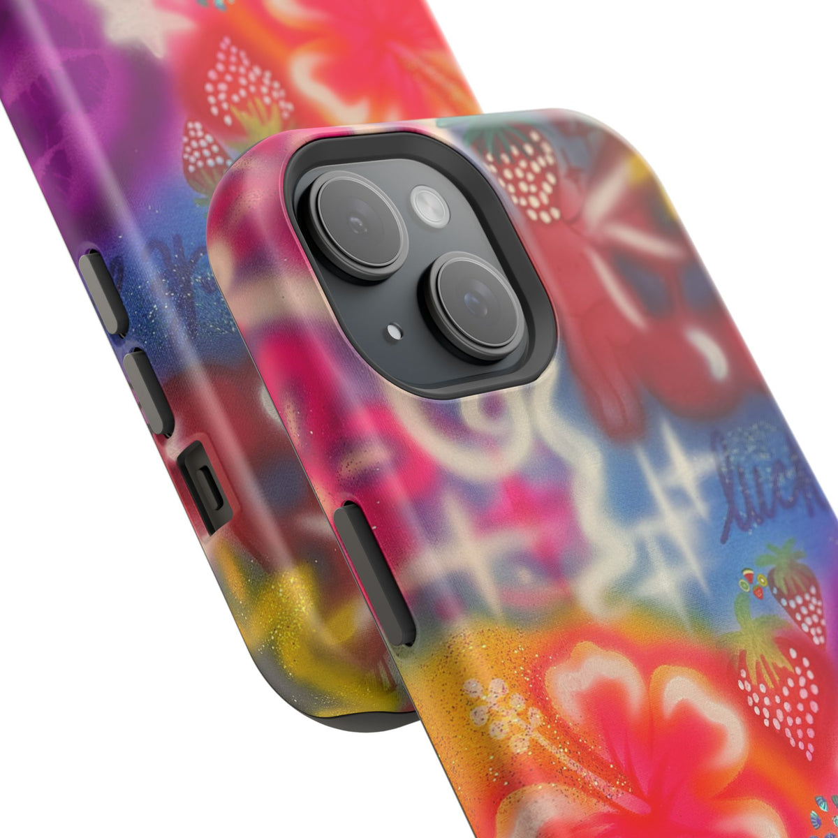 MagSafe „luck & luv“ Airbrush iPhone-Hülle