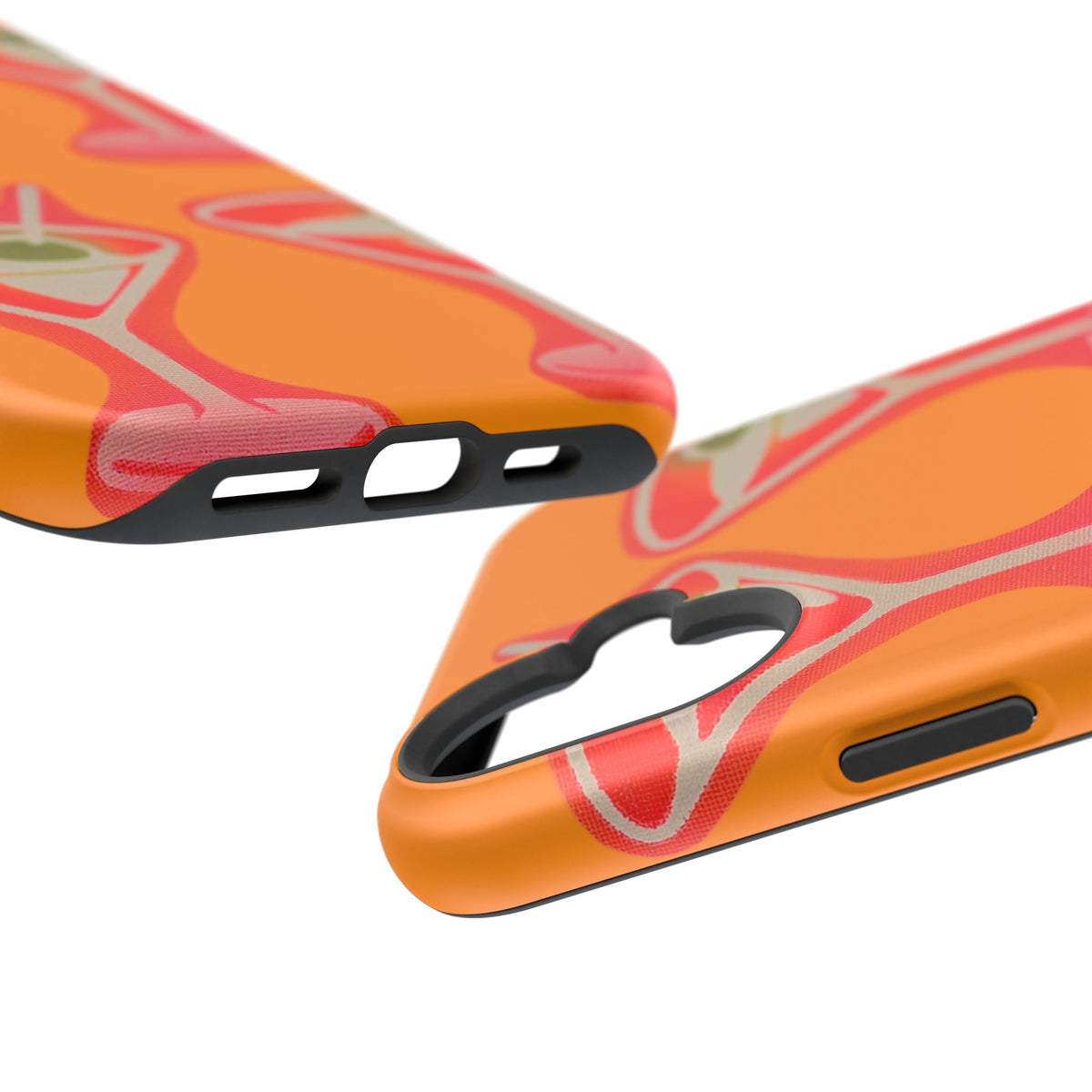 MagSafe "geschüttelt, nicht gerührt" Airbrush iPhone Hülle