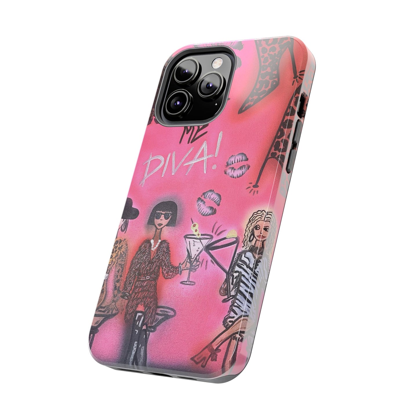 "party diva" airbrush iPhone case