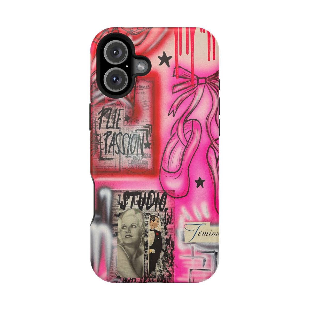 MagSafe "plié passion" airbrush iPhone case