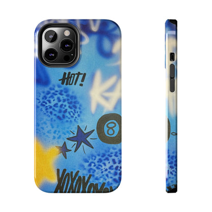 "brilliant blues" airbrush iPhone case