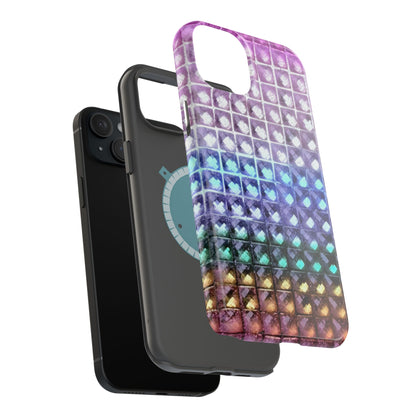 MagSafe "multicolor studs" airbrush iPhone case