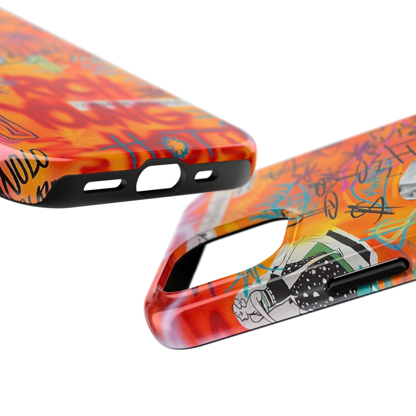 "young, rich, hot!" airbrush iPhone case