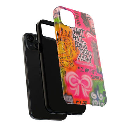"out of luck" airbrush iPhone case